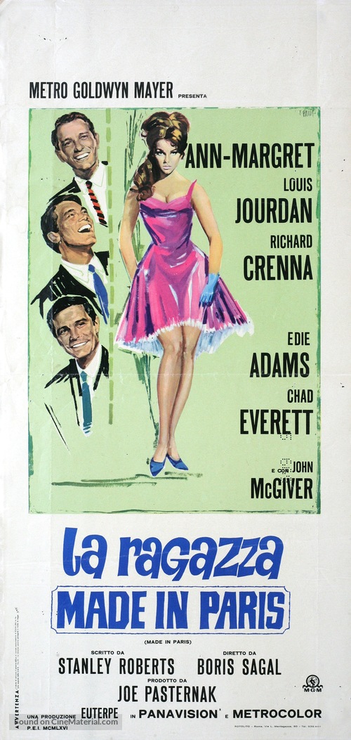 Made in Paris - Italian Movie Poster
