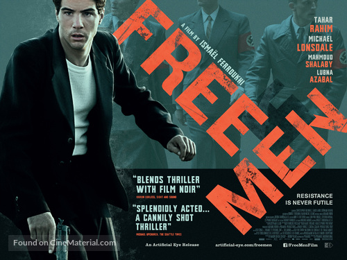 Les hommes libres - British Movie Poster