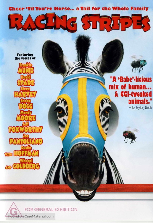 Racing Stripes - Australian DVD movie cover