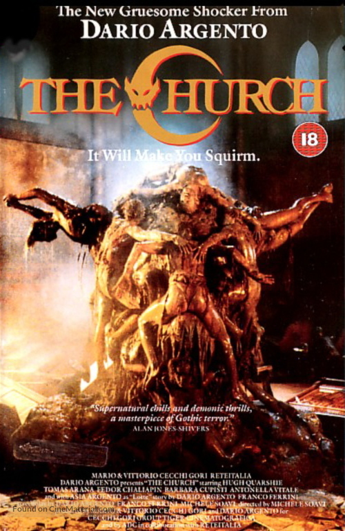 La chiesa - British DVD movie cover
