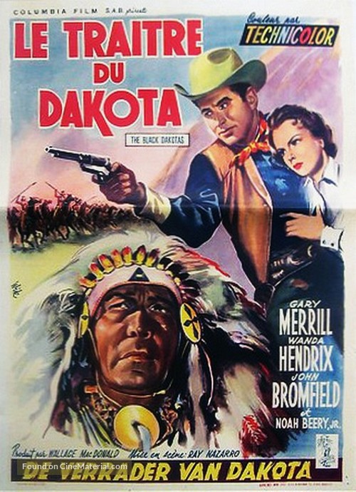 The Black Dakotas - Belgian Movie Poster
