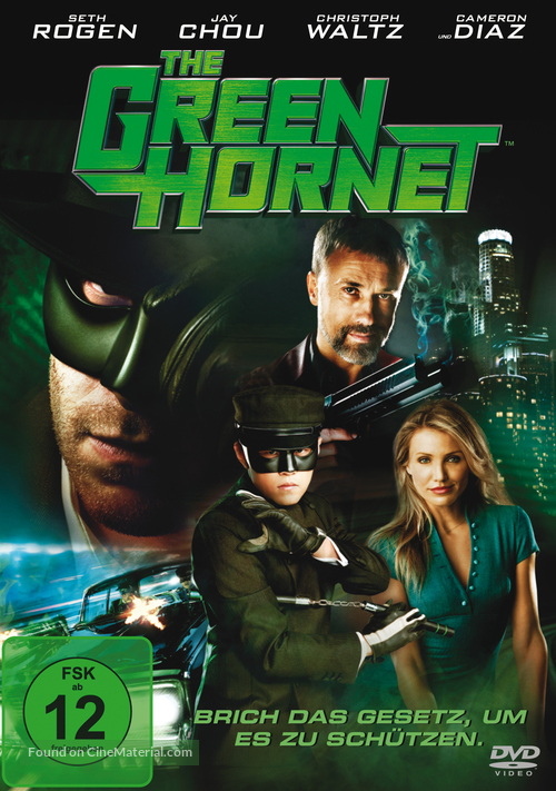 The Green Hornet - German DVD movie cover