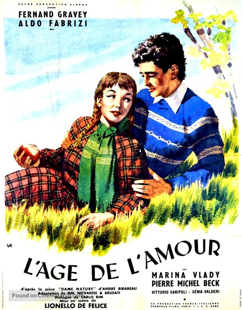 L&#039;et&agrave; dell&#039;amore - French Movie Poster