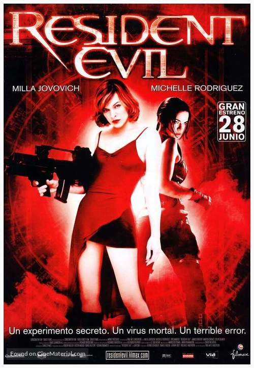 Resident Evil - Chilean Movie Poster