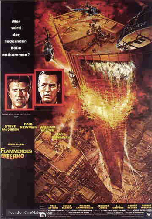 The Towering Inferno - German Movie Poster