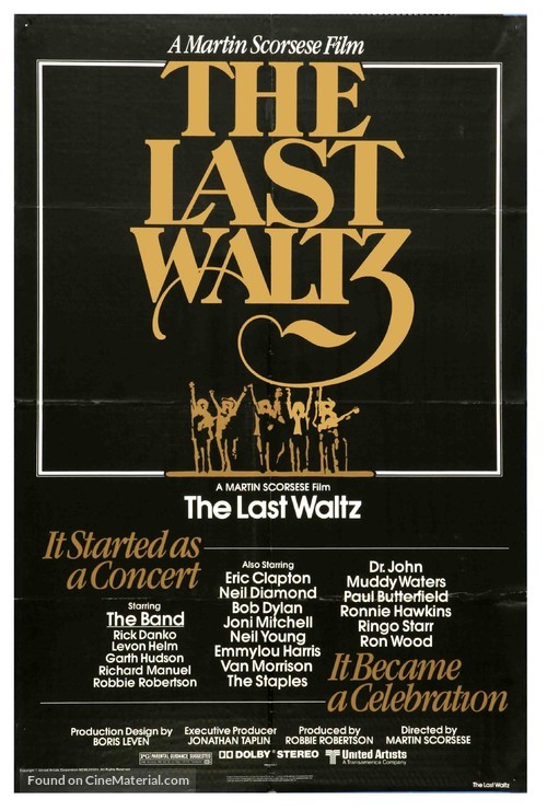 The Last Waltz - Movie Poster