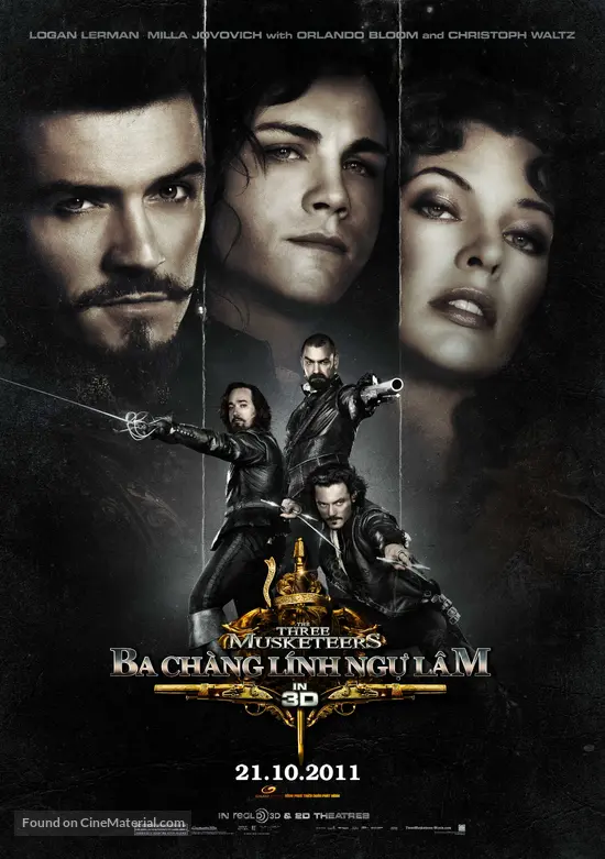 The Three Musketeers - Vietnamese Movie Poster