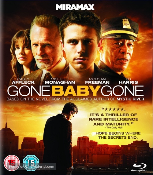 Gone Baby Gone - British Blu-Ray movie cover