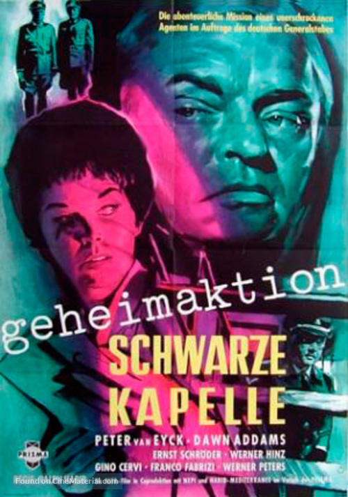 Geheimaktion schwarze Kapelle - German Movie Poster