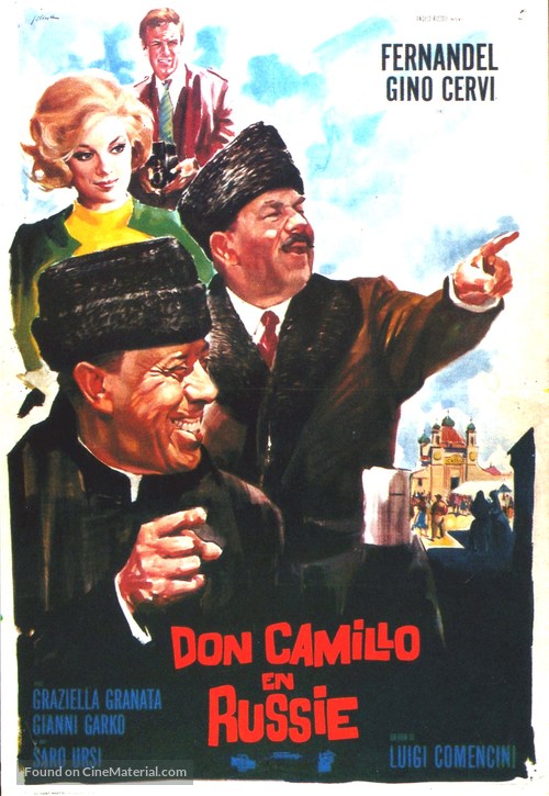 Il compagno Don Camillo - French Movie Poster