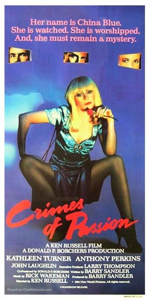 Crimes of Passion - Australian Movie Poster