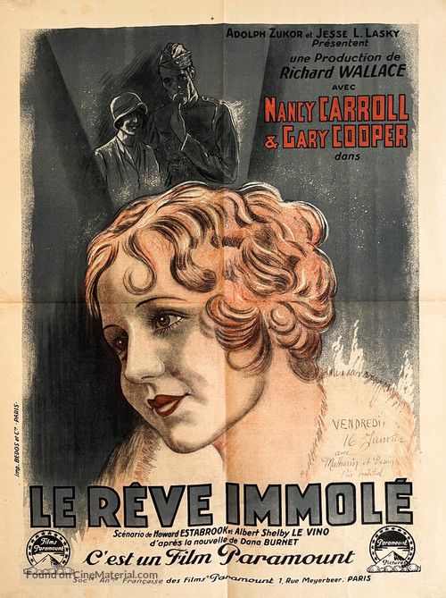 The Shopworn Angel - French Movie Poster