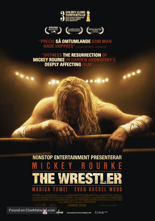 The Wrestler - Swedish Movie Poster