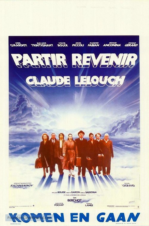 Partir, revenir - Belgian Movie Poster