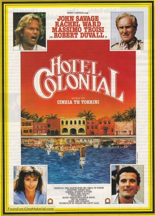 Hotel Colonial - German Movie Poster