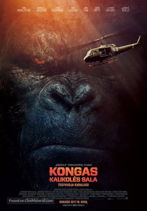 Kong: Skull Island - Lithuanian Movie Poster