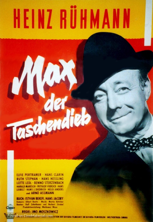 Max, der Taschendieb - German Movie Poster