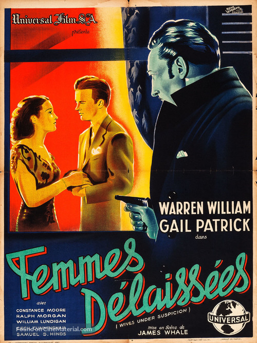 Wives Under Suspicion - French Movie Poster