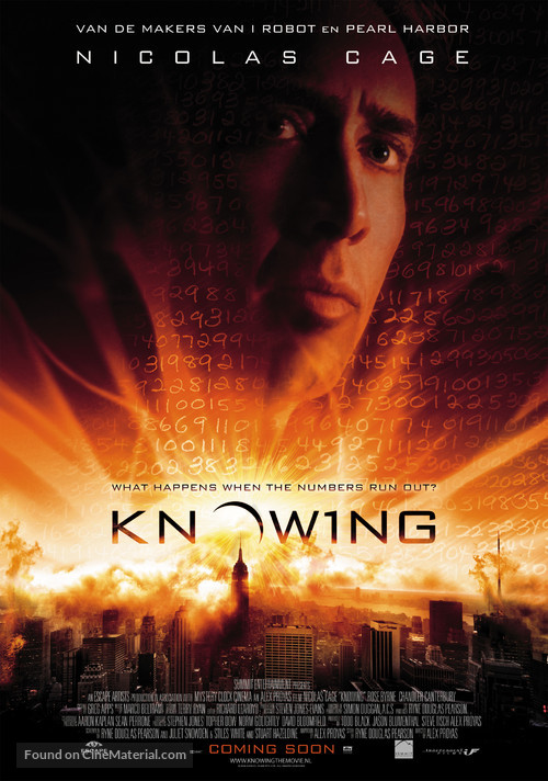 Knowing - Dutch Movie Poster