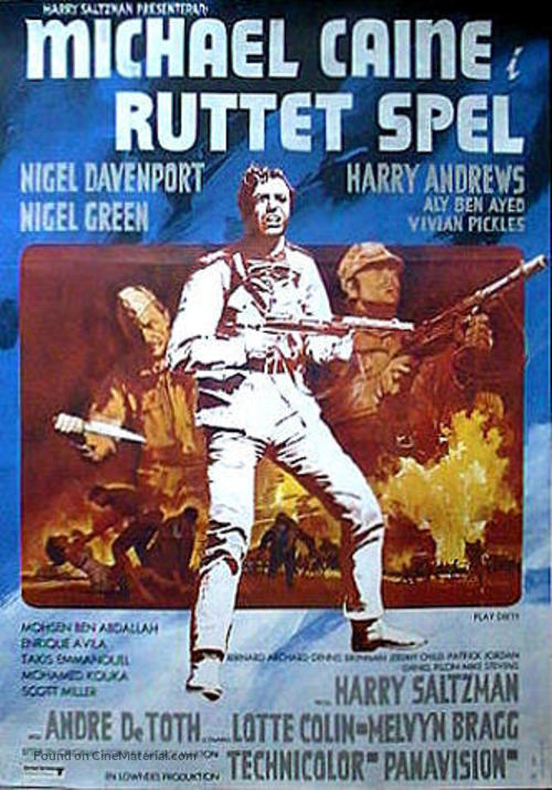 Play Dirty - Swedish Movie Poster