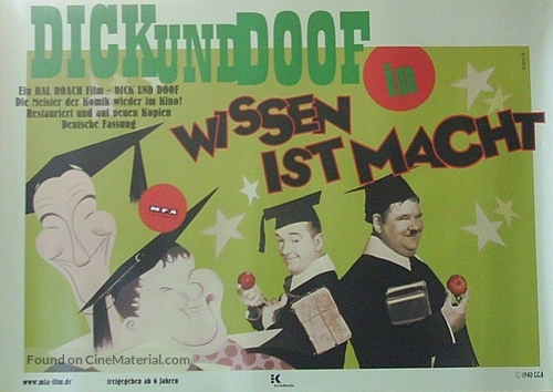 A Chump at Oxford - German Movie Poster