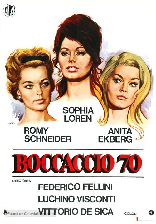 Boccaccio &#039;70 - Spanish Movie Poster
