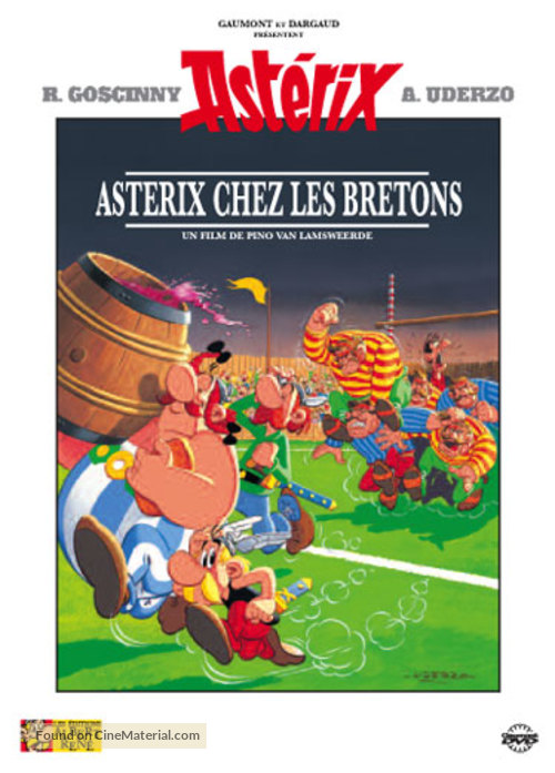 Ast&eacute;rix chez les Bretons - French DVD movie cover