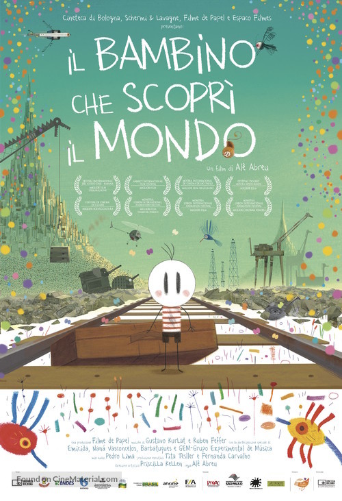 O Menino e o Mundo - Italian Movie Poster