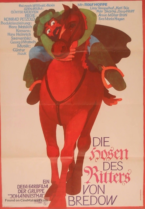Die Hosen des Ritters Bredow - German Movie Poster