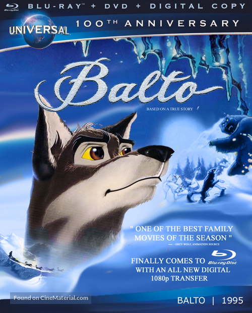 Balto - Blu-Ray movie cover