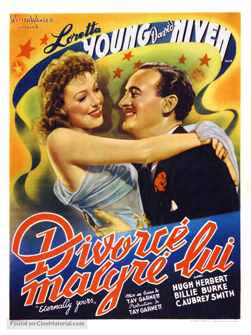 Eternally Yours - Belgian Movie Poster