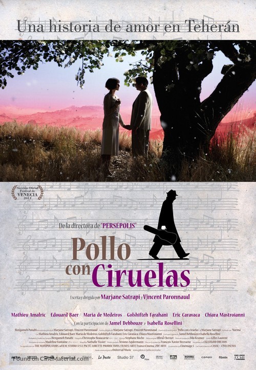 Poulet aux prunes - Spanish Movie Poster