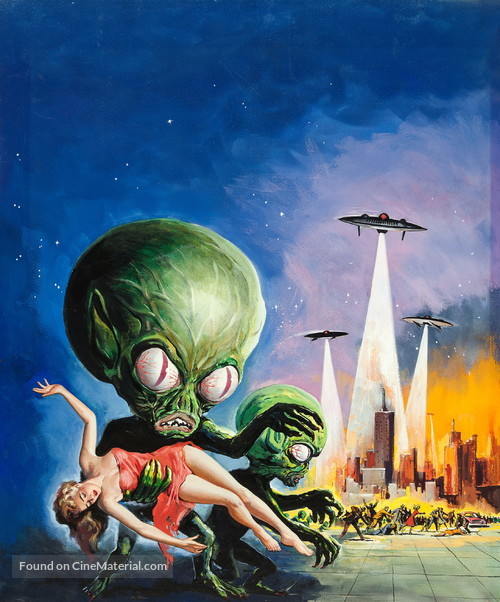 Invasion of the Saucer Men - Key art