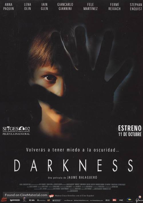 Darkness - Spanish Movie Poster
