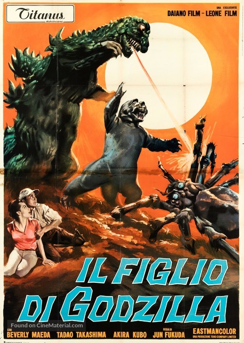 Kaij&ucirc;t&ocirc; no kessen: Gojira no musuko - Italian Movie Poster