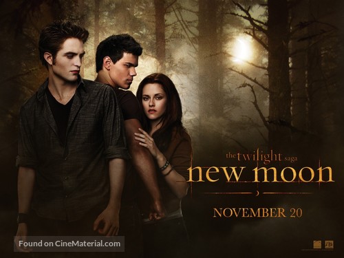 The Twilight Saga: New Moon - British Theatrical movie poster