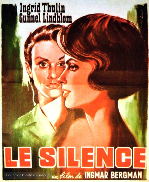Tystnaden - Belgian Movie Poster