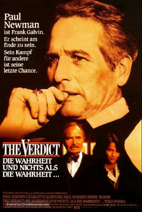 The Verdict - German Movie Poster