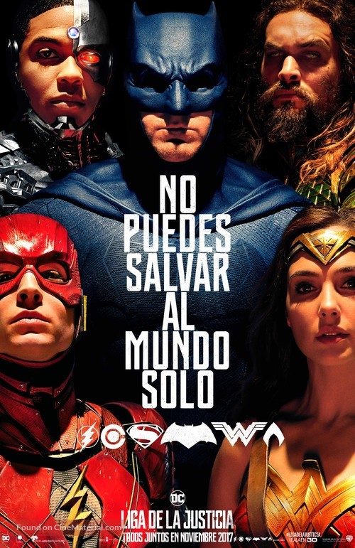 Justice League - Mexican Movie Poster