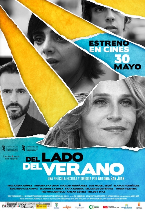 Del lado del verano - Spanish Movie Poster