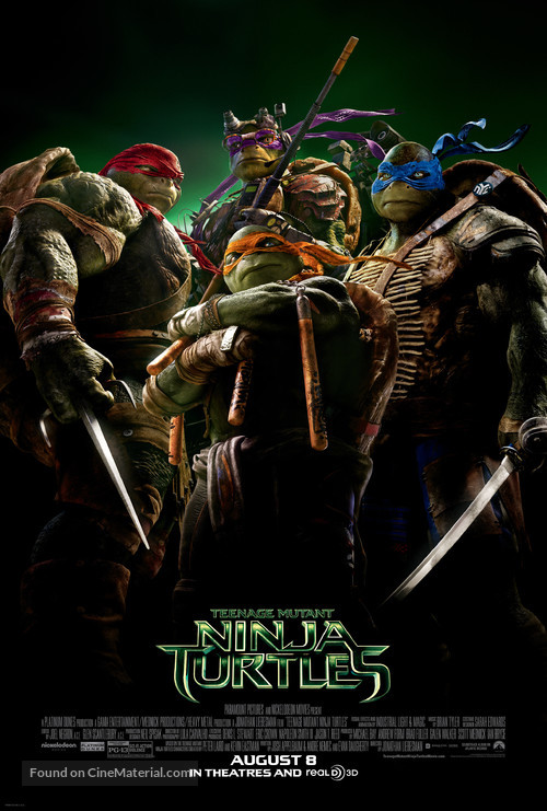 Teenage Mutant Ninja Turtles - Theatrical movie poster