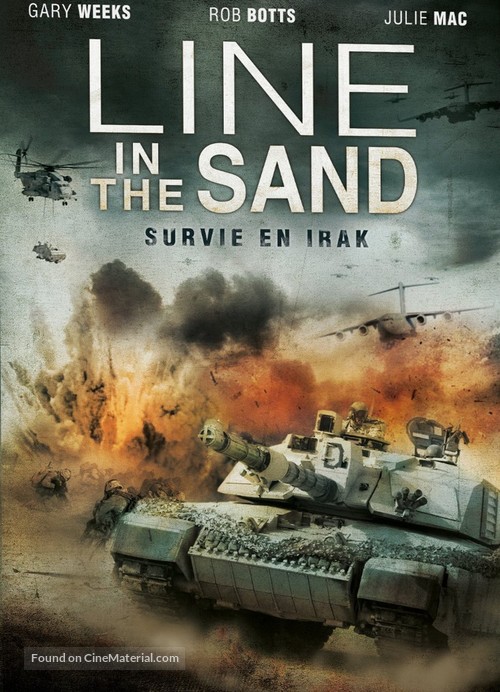 A Line in the Sand - French DVD movie cover