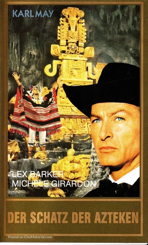 Der Schatz der Azteken - German VHS movie cover