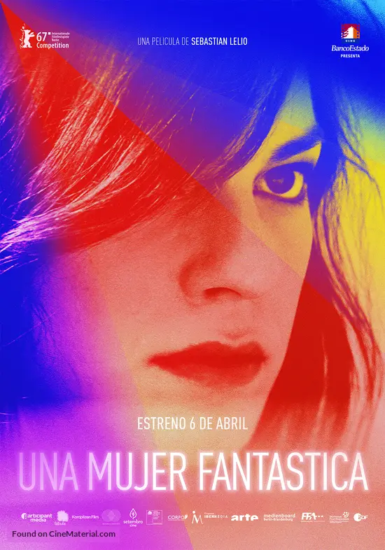 Una mujer fant&aacute;stica - Chilean Movie Poster