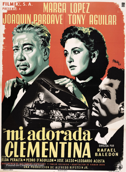 Mi adorada Clementina - Mexican Movie Poster