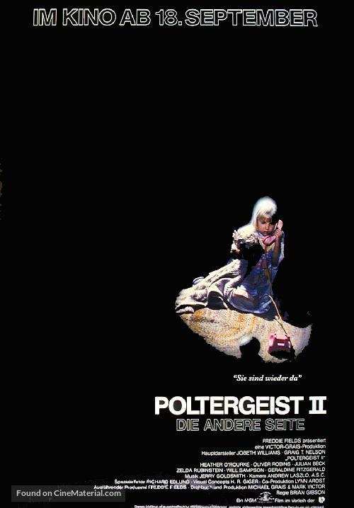 Poltergeist II: The Other Side - German Movie Poster