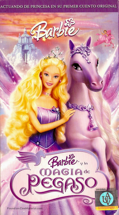 Barbie and the Magic of Pegasus 3-D - Argentinian VHS movie cover