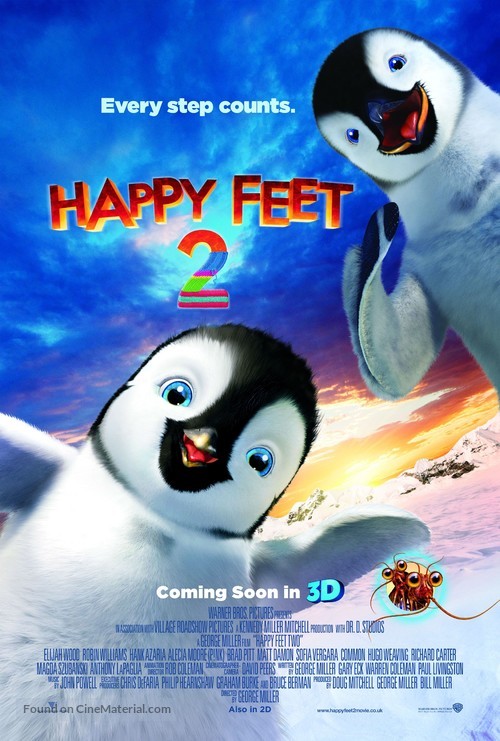 Happy Feet Two - British Movie Poster