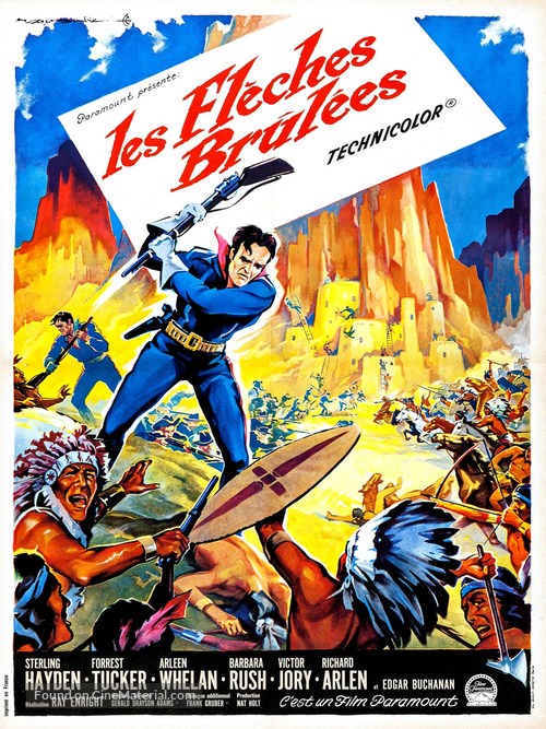 Flaming Feather - French Movie Poster