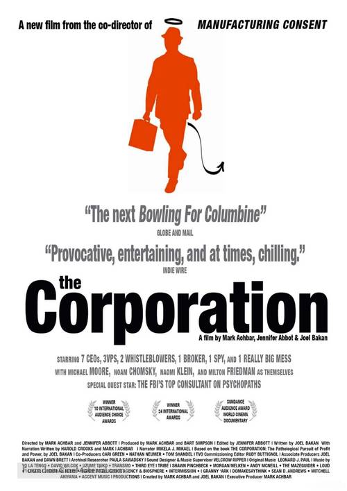 The Corporation - Canadian Movie Poster